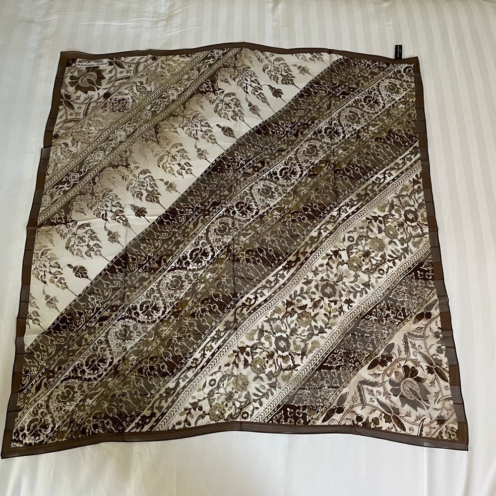 Paco Rabanne Paris Silk Scarf